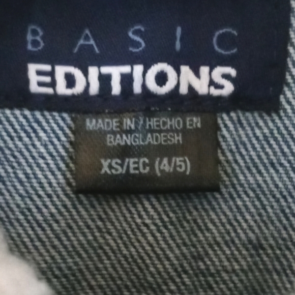 NWOT Basic Edition Jean Jacket - Picture 8 of 13